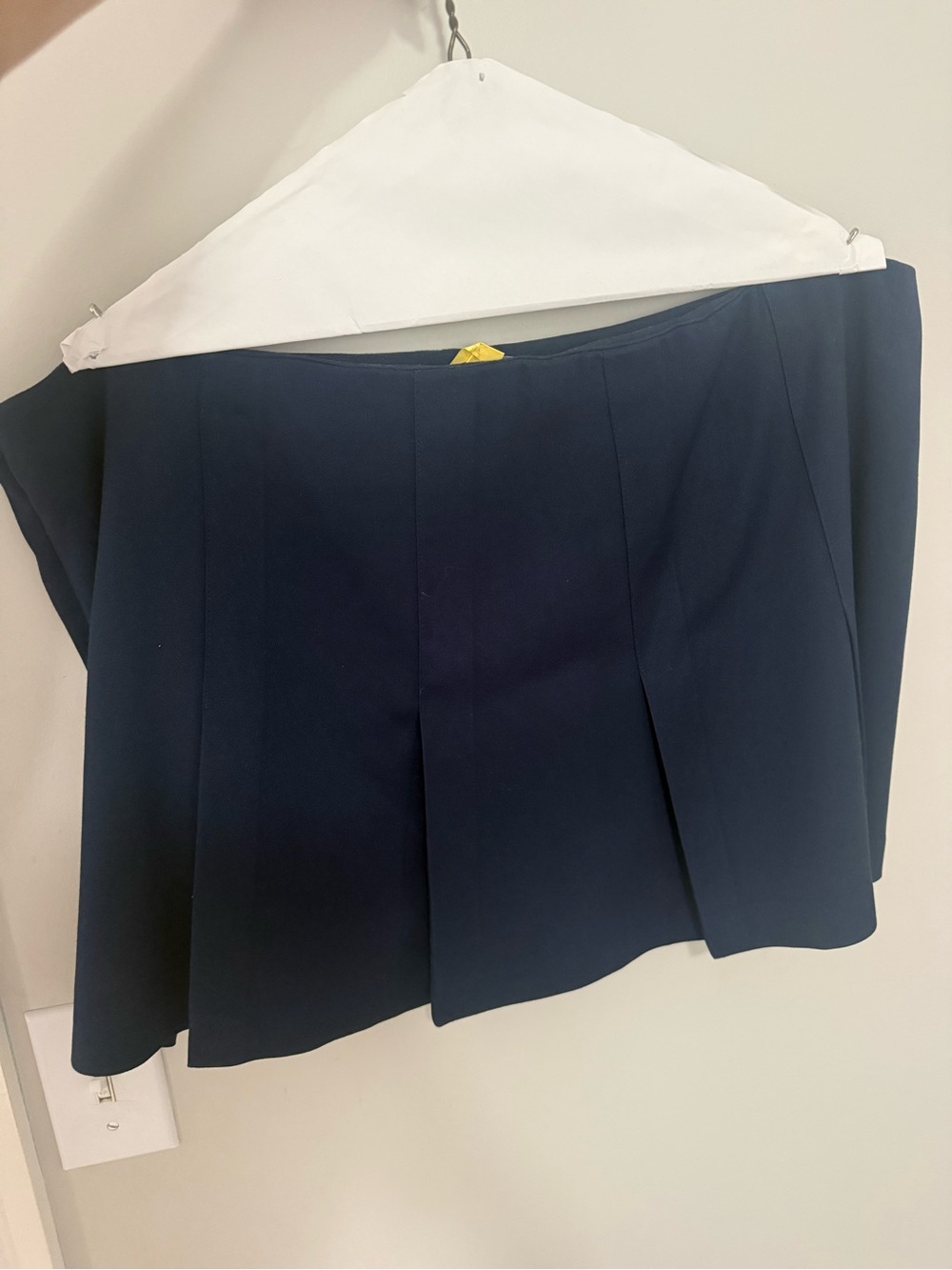 Abercrombie & Fitch Navy Blue Pleated Mini Skirt